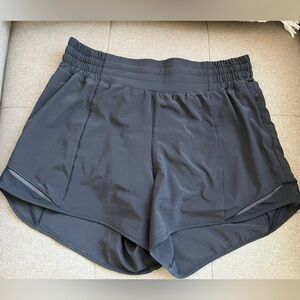 Lululemon Hotty Hot 4” Black Shorts